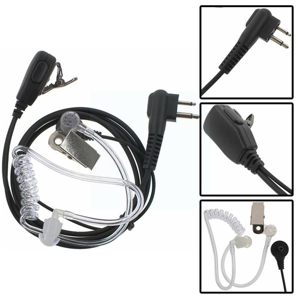 Für xtn xv ax serie funkgeräte, 2 stück, 2-- poliges mikrofon, ptt-ohrhörer-headset für cb-funkgeräte,  cp88 cp040 cp100 stück für walkie t  a5 m 5