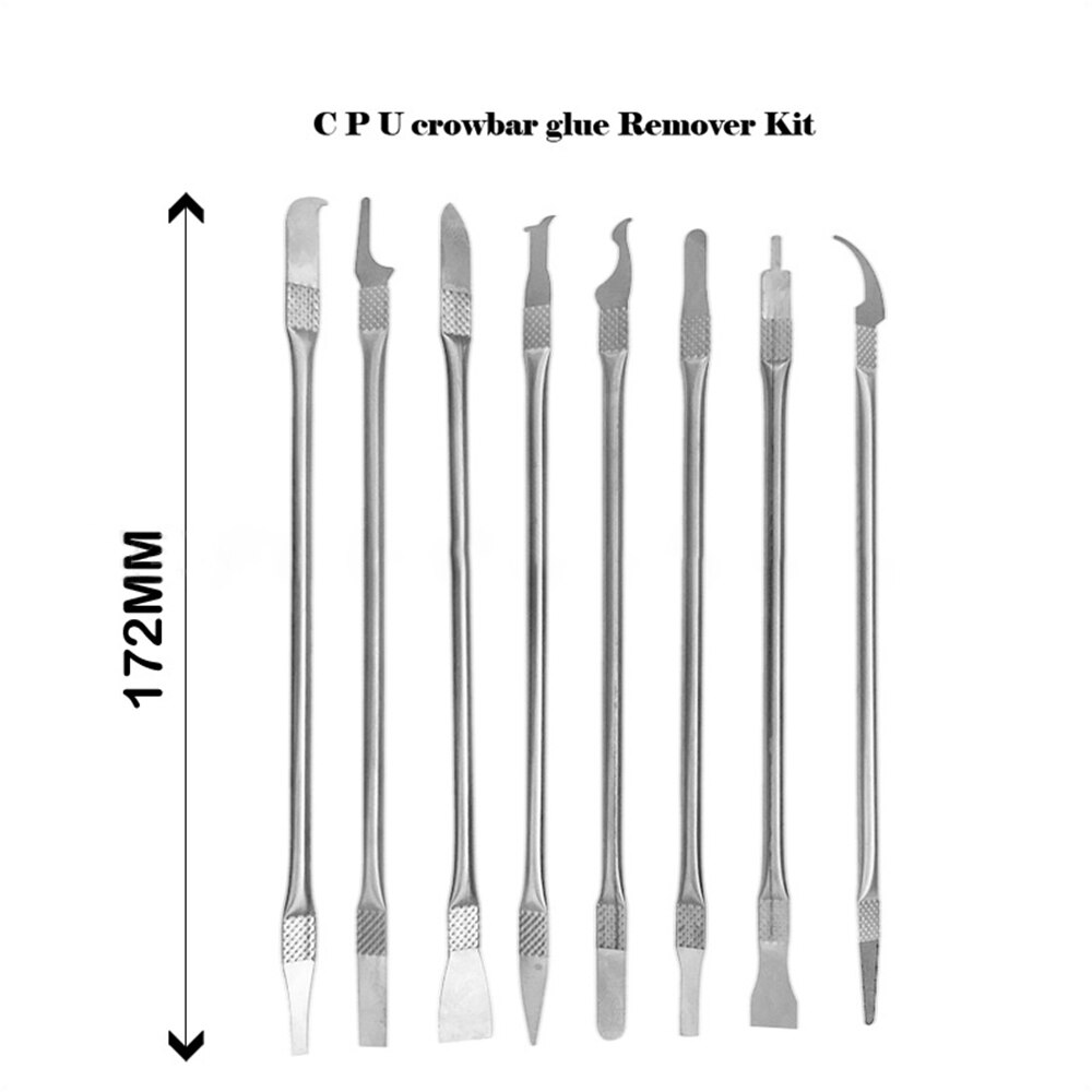 8-In-1 Mobiele Telefoon Tablet Notebook Lcd Chip Cpu Scheiding Lijm Verwijderen Mes Shell Removal Tool Kits reparatie Lijm Removal Mes