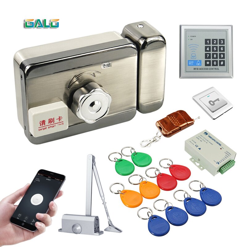 Automatic Door Closers Security System Keypad RFD Door Access Control System Wifi Access Control RFID Reader Electronic Lock Kit