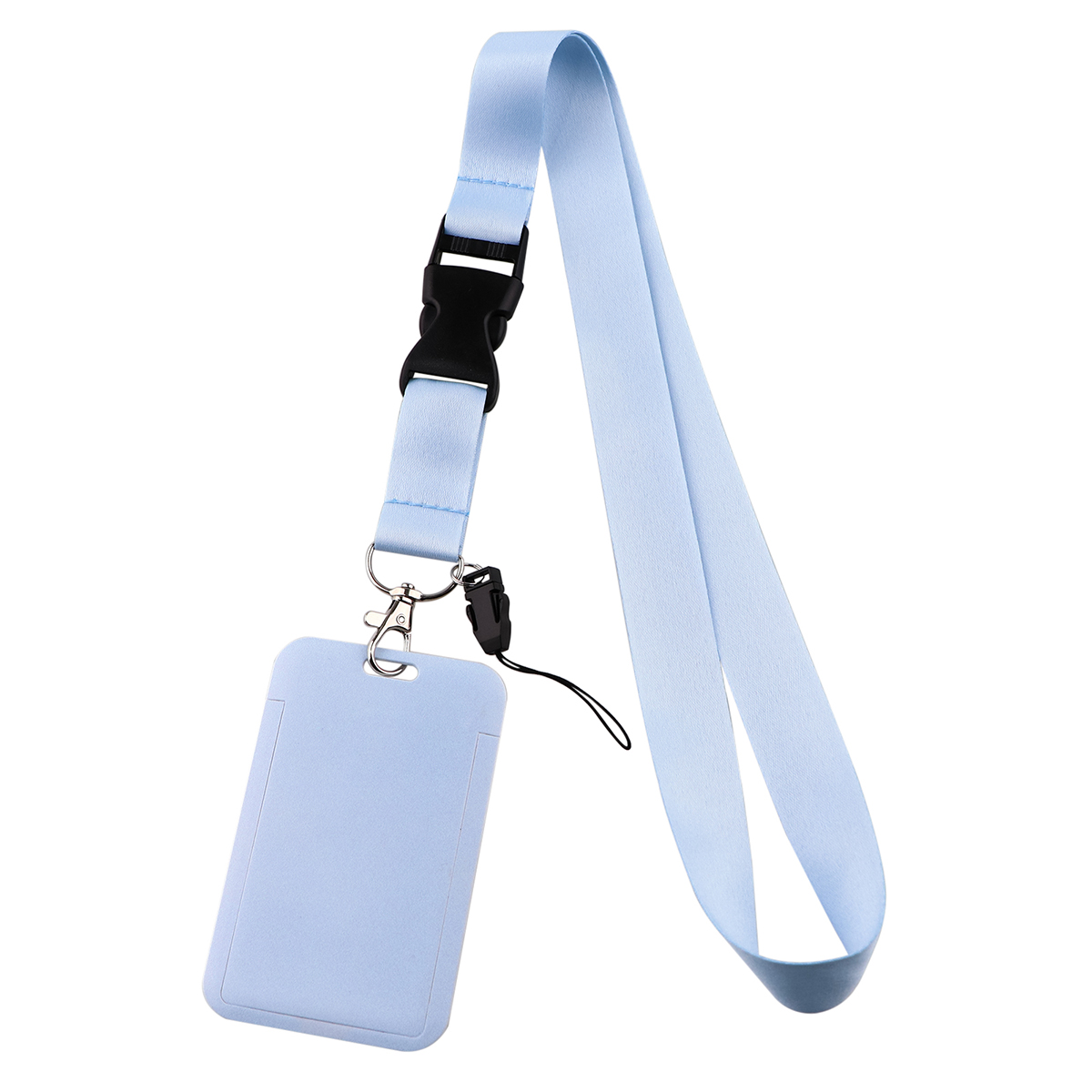 Pure Color Neck Strap ID Holders Lanyards Keychain Student Badge Holder Hang Rope Lariat Lanyard Mobile Phone Accessories