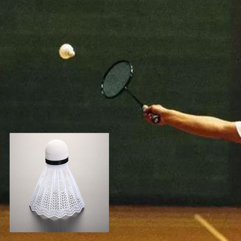 12 stk farverige badmintonbolde bærbare fjerbolde produkter sport træningstog udendørs forsyninger sports træningsartikler