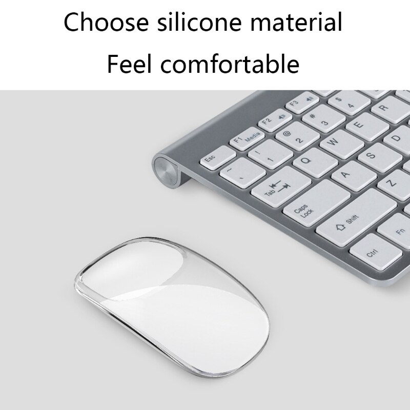 Magic Mouse Siliconen Beschermhoes Cover Transparante Anti-kras Muis Protector Compatibel Met Magic Mose 1 / 2