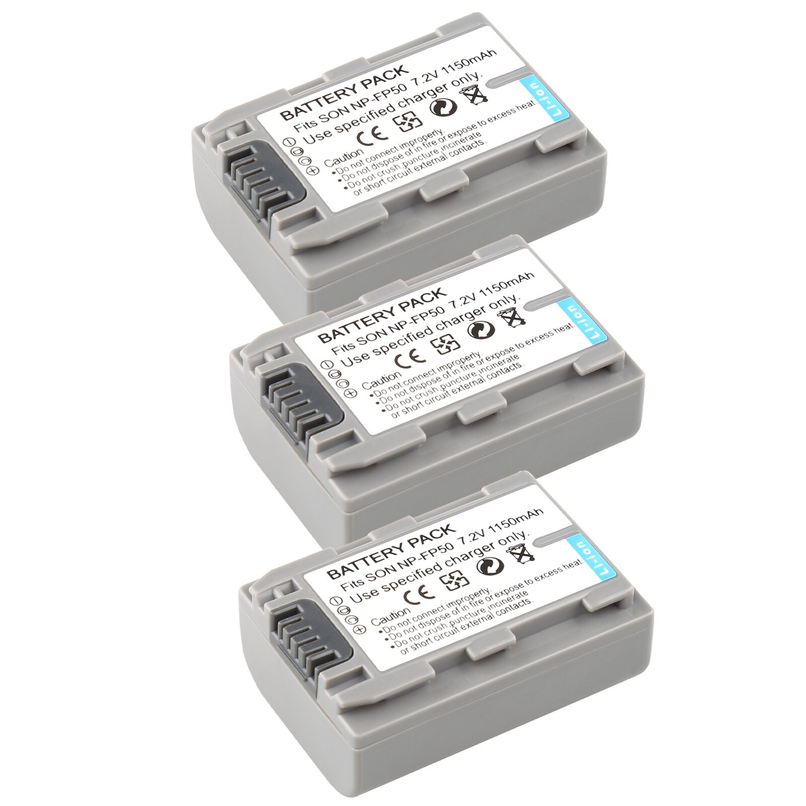 Batería de NP-FP50 + cargador para Sony DCR-HC30, 70E, 80E, NP-FP30, NP-FP60, 30, 30E, 32, 32E, 35, 35E, 39, 39E, 40, 40E, 42, 42E