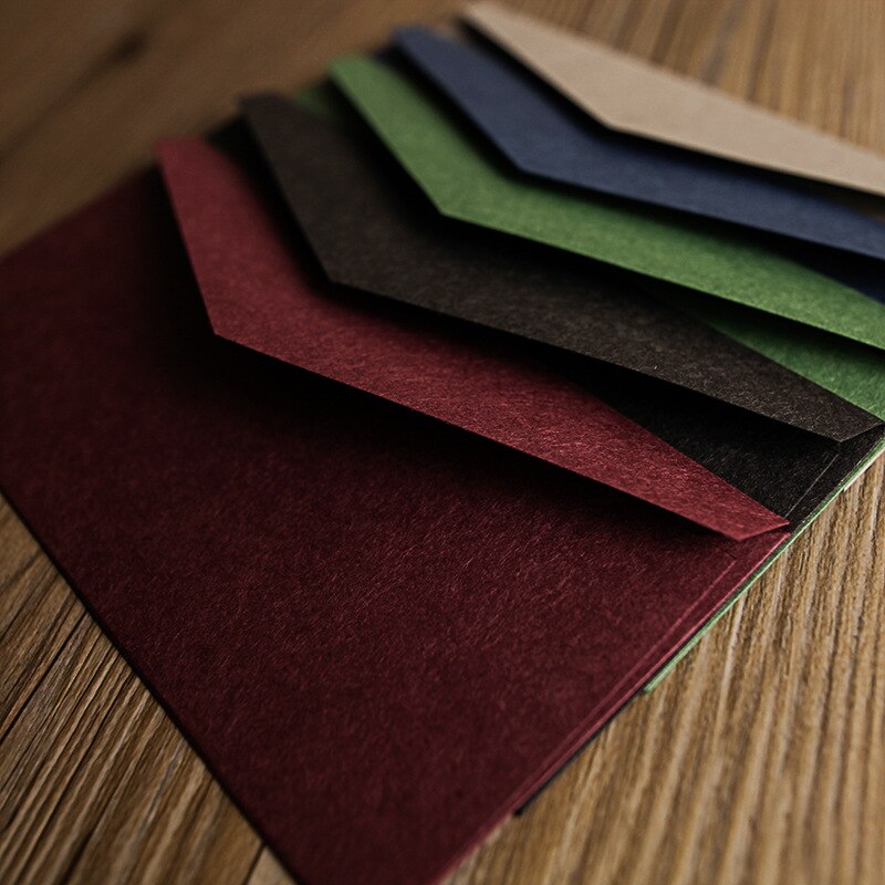 3PCS/PACK Kawaii Simple Solid Color Retro Paper Envelope Vintage Envelopes For Card Wedding Party Scrapbooking Papeleria sl1183