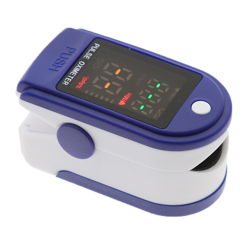 Digital Finger Pulse Oximeter OLED Blood Oxygen Heart Rate Health Diagnostic Monitor Tool Finger oximeter portable oximetro: Blue 4 colors