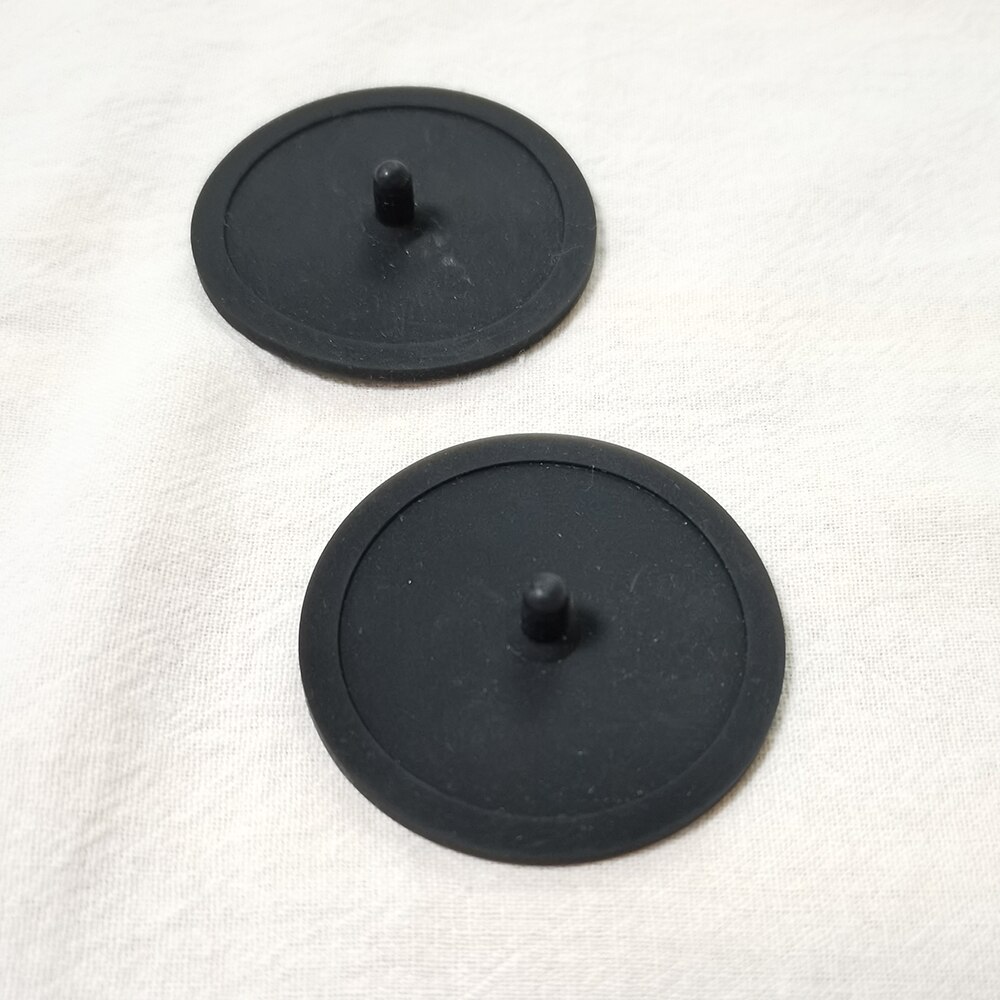 10pcs/set Semi-automatic Coffee Cleaning Pad Blind Filter Bowl Leather Pad Clean Blind Slice 50mm Disk Coffee Maker Parts