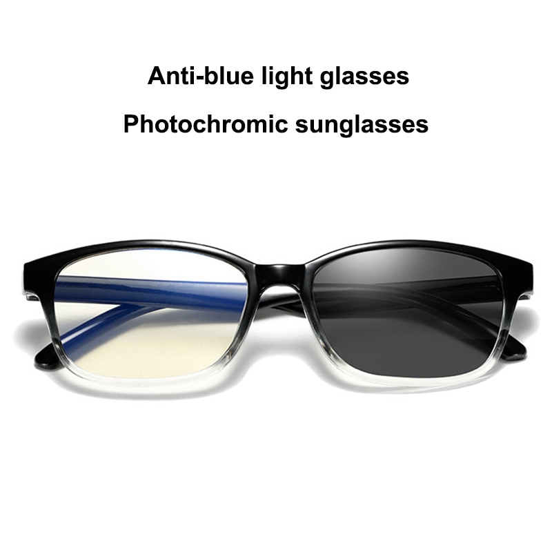 Blauw Licht Filter Computer Bril Voor Blokkeren UV Anti Oog Vermoeide Ogen Overgang Meekleurende Gaming Bril Vrouwen Mannen