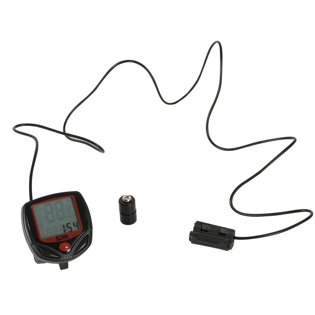 Bicycle Meter Speedometer Bike Digital LCD Cycling Computer LCD Odometer Speedometer Stopwatch For Bike SD-548B