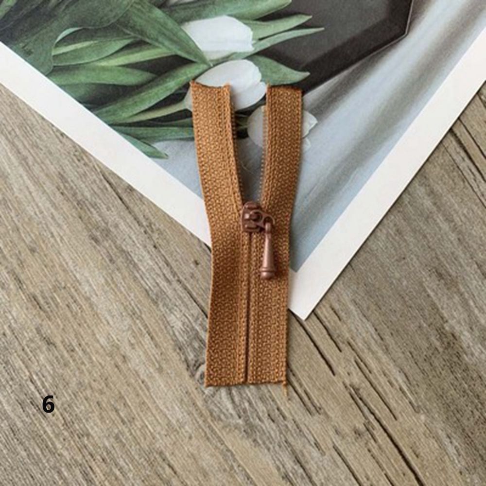5pcs Invisible Mini Zippers Doll Clothing Zipper DIY Handmade Sewing Scrapbooking Garment Applique DIY Doll Clothes Accessories