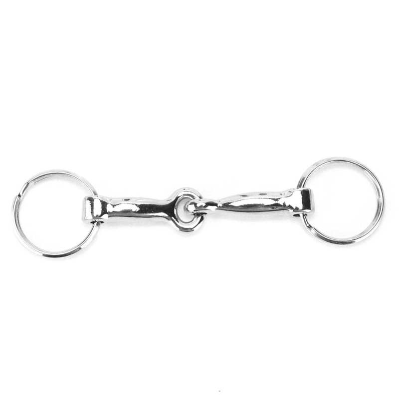 Snaffle Bits Keychain Zinc Alloy Pelham Keychain Single Connector Horse Bit Key Knot Horse Bits Keychain