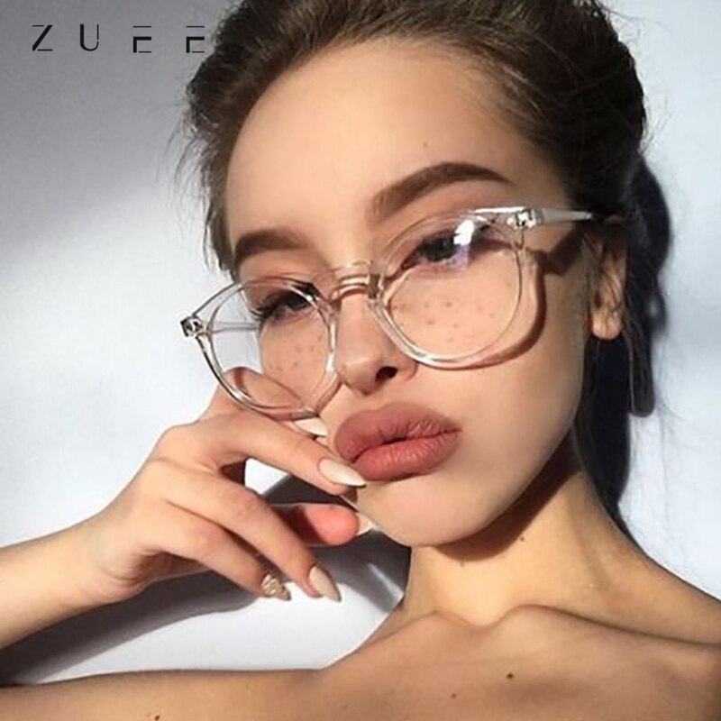 ZUEE Blue Light Glasses Clear Regular Computer Gaming Glasses Women/Men Eyewear Improve Comfort Anti Blue Ray Eyeglasses