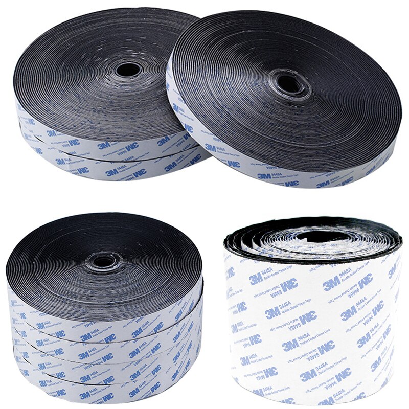 3M/lot Strong Self Adhesive Velcros Fastener Tape Nylon Hooks and Loops Sticker Magic Tape with Glue for DIY 20/25/30/38/50mm