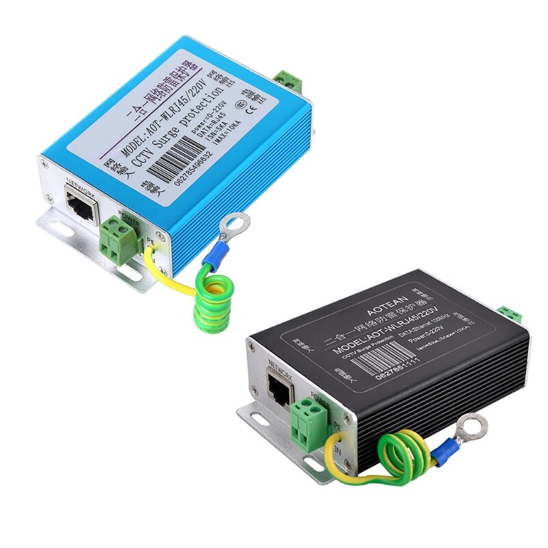 Ethernet Network Power RJ45 Overspanningsbeveiliging-Thunder Arrester Schakelaar Camera Spd