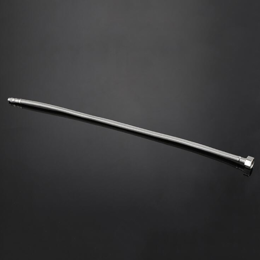 1Pc 60Cm Kraan Connector G1/2 Moer Gevlochten Rvs Supply Slang Connector Koud Warm Mixer Kraan slang Vervanging