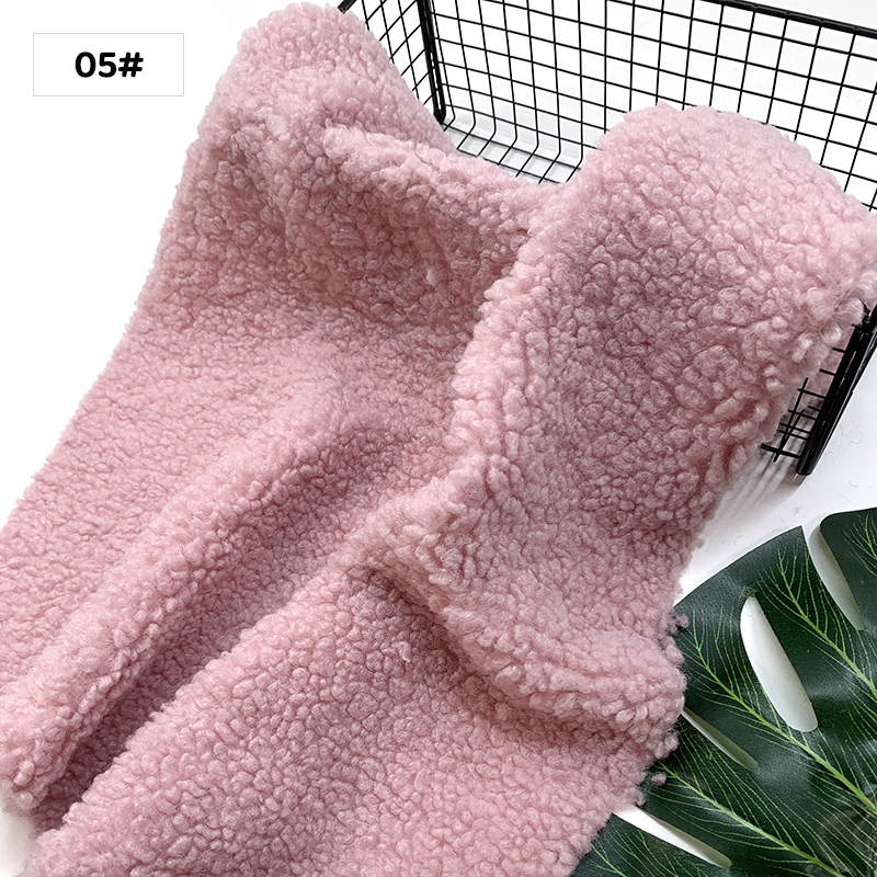 1 Uds., 45x50cm, nueva tela para peluche, felpa Granular suave, Material hecho a mano DIY, ropa, juguete, tela de lana de cordero,