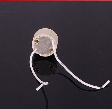 GU10 lamp holder socket base adapter Wire Connector Ceramic Socket for GU10 LED Halogen Light