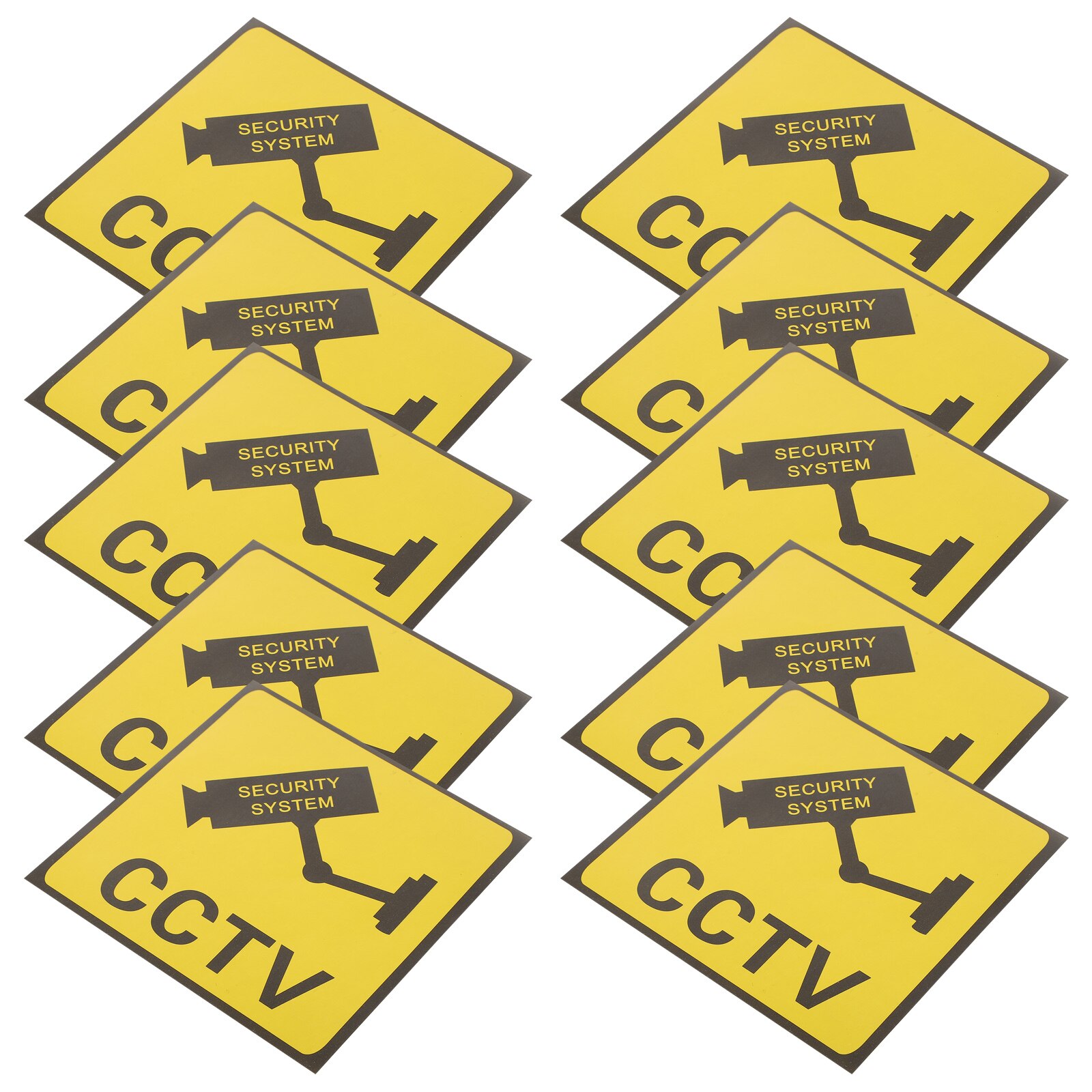 thumbnail image 2 of Video Surveillance Camera Warning Sticker – 90x90mm VA3 – Pack Of 1 2 of 5