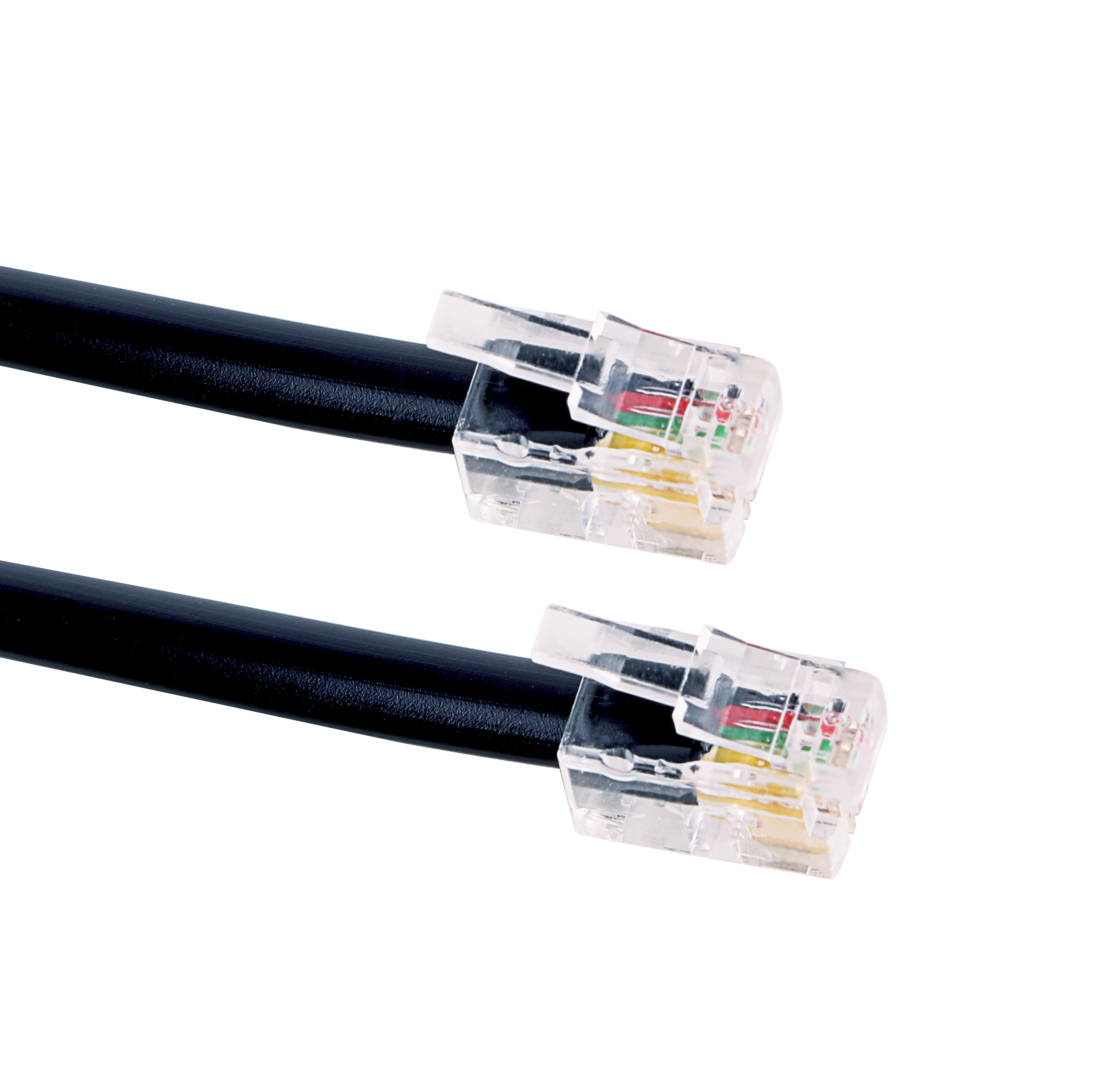 RJ9 to RJ9 Connector Telephone Cable Male M-M 4p4c Adapter Modular Handset Voice Extension Data Cable