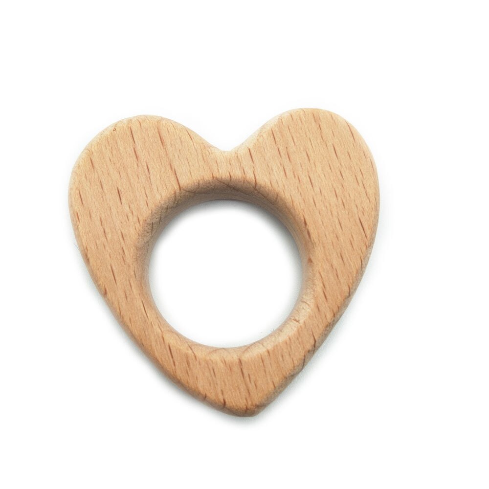 Juguetes de gimnasio para bebé DIY, colgante de collar de madera, juguetes de mordedor de madera de alimentaria, juguetes de dentición de madera: A