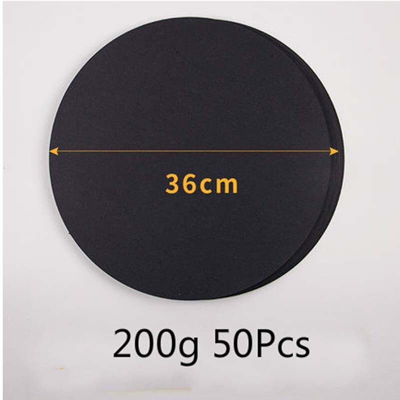 200g 50pcs Watercolor DIY Painting Paper for School Painting Supplies White Black Sketch Watercolor Paper Pad Drawing Paper: Black36cm