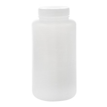 1000mL Laboratory Bottle With Cap Chemical Capacity Storage Bottle Plastic White Transparent Graduated Lab Bottle