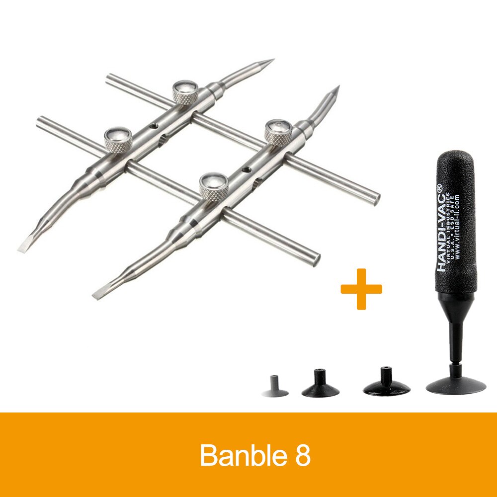 Sonovel-llave inglesa de reparación de lente de cámara, juego de herramientas abiertas, desmontar el rango de la lente de 10mm a 130mm: Verde