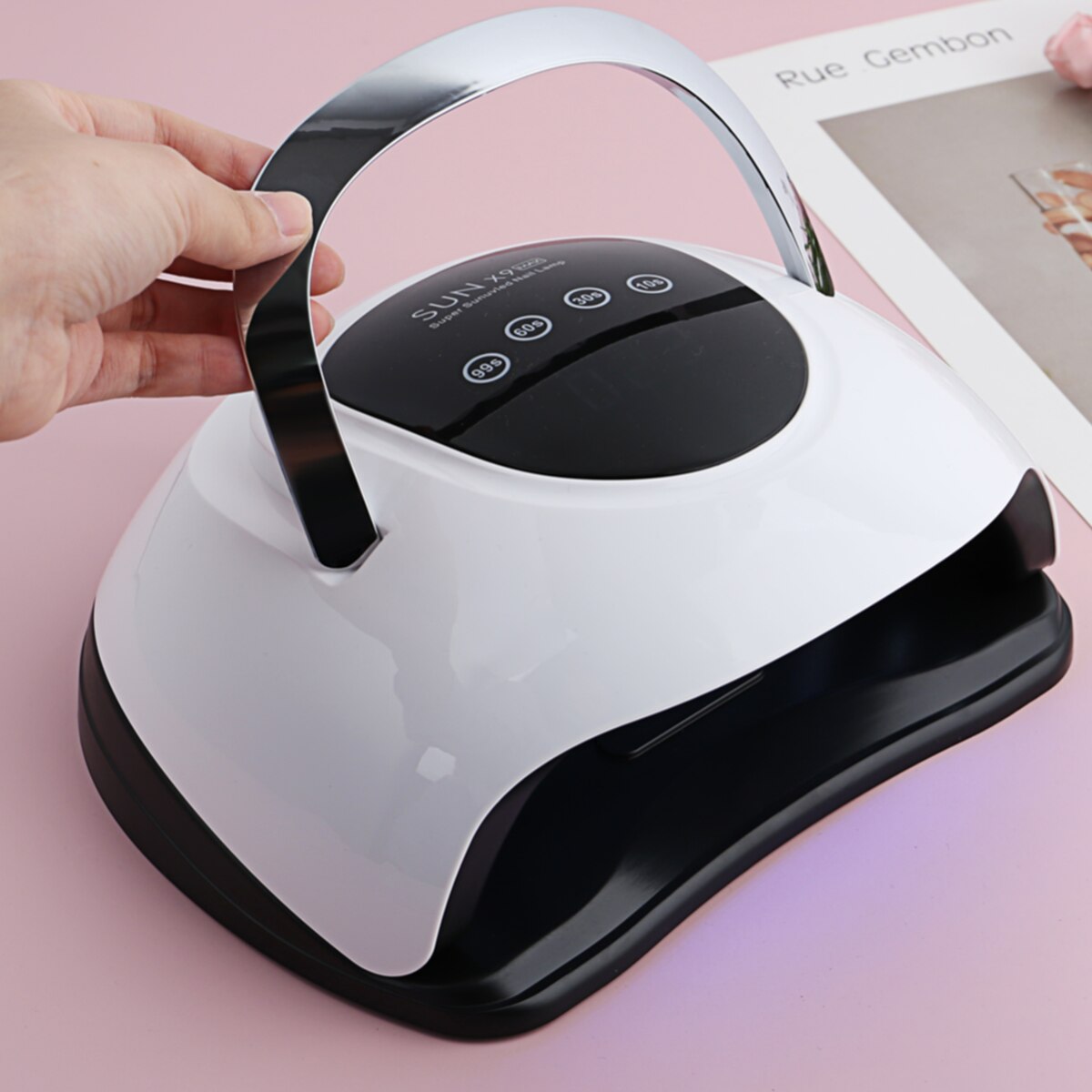 SUNX9 Max – lampe LED UV pour séchage des ongles, 114W, sèche-ongles avec capteur intelligent, lumière Gel à durcissement rapide, équipement de manucure, nouveauté