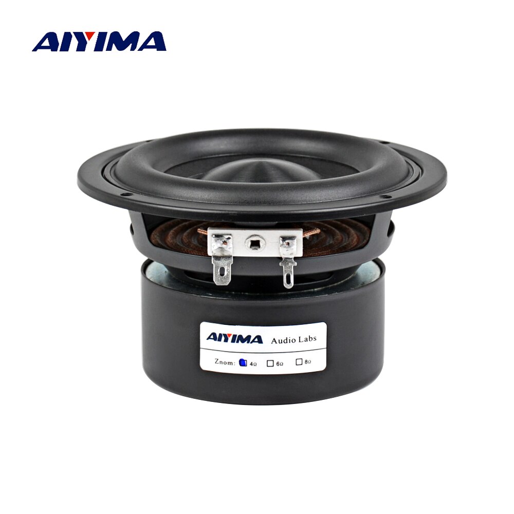 AIYIMA 4Inch Audio Draagbare Speaker 4/8 Ohm 40W Volledige Range Bass Speaker Altavoz Portatil Hifi Stereo Speakers DIY home Theater