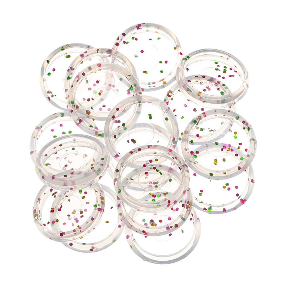 Newmulti-fonction Flash Point reliure anneau disque de reliure en plastique disques ronds bouton liant accessoires boucle champignon trou livre
