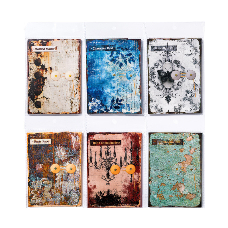 Journamm 30 hojas de papel Vintage para álbum de recortes, papel de escritura, Material decorativo para álbum de recortes, papel para Collage artesanal