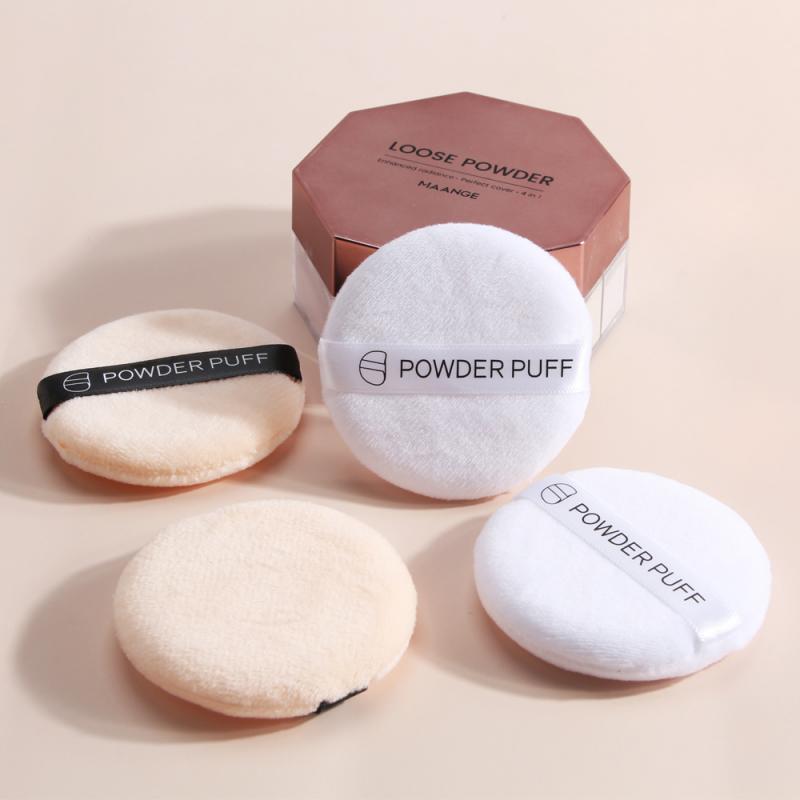 5Pcs Round Shape Puff Facial Face Body Powder Foundation Puff Soft Cosmetic Puff Makeup Sponge Cosmetic Puff TSLM2