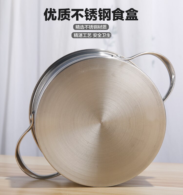 1600ml små gryder 1 person 1 komfur husholdnings mini-suppe gryde induktion gryde hotpot køkken gryde rustfri stål gryde