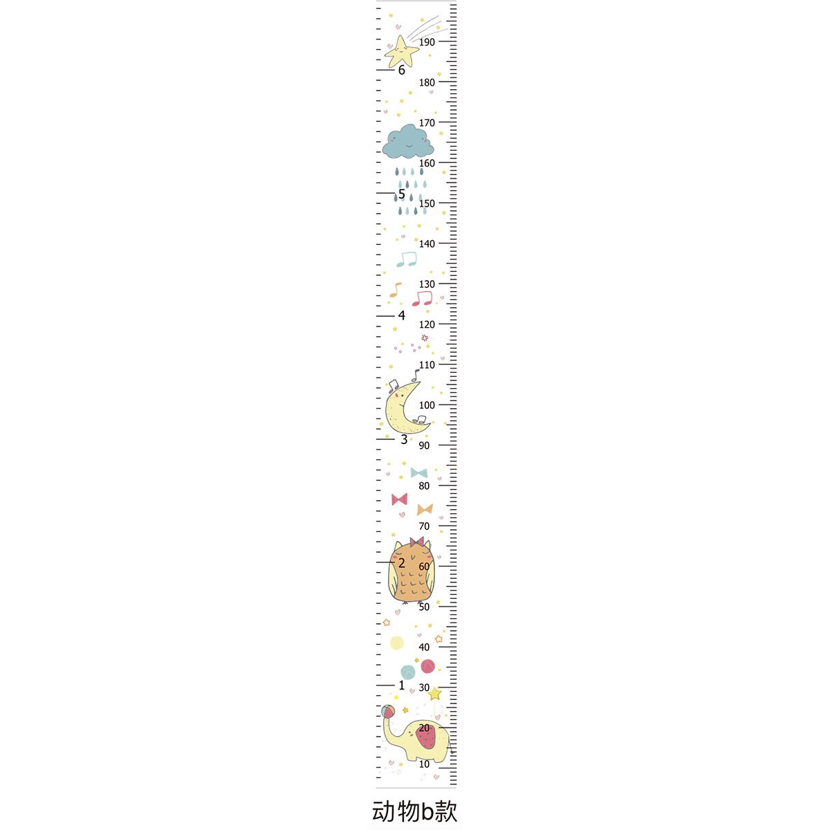 Wooden Wall Hanging Kids Decorative Growth Charts Wall Sticker For Kids Room Decoration Height Measure Ruler Baby Growth Chart: L