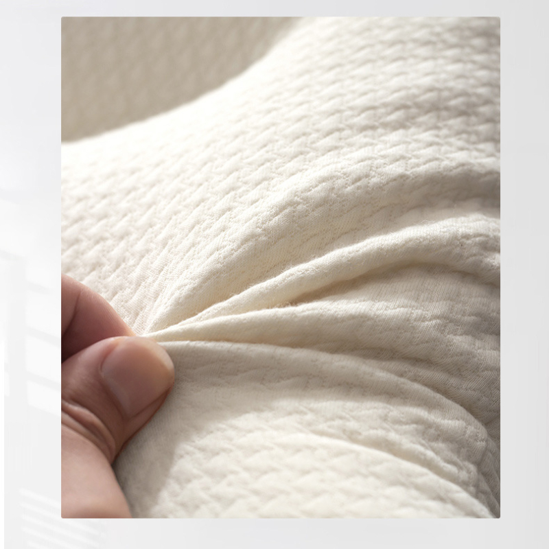 100% Cotton Soy Fiber Down Soft Pillow Knitted Jacquard Area A Dual-purpose Pillow Core Neck Protection Sleep Pillow