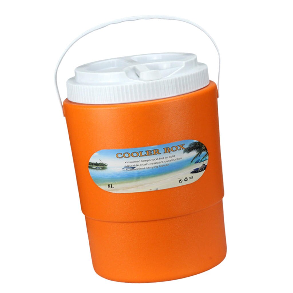 Insulated Camping Cooler Box Ice Bucket for Food Beverage Drinks Fruits Container, Ice Cool
