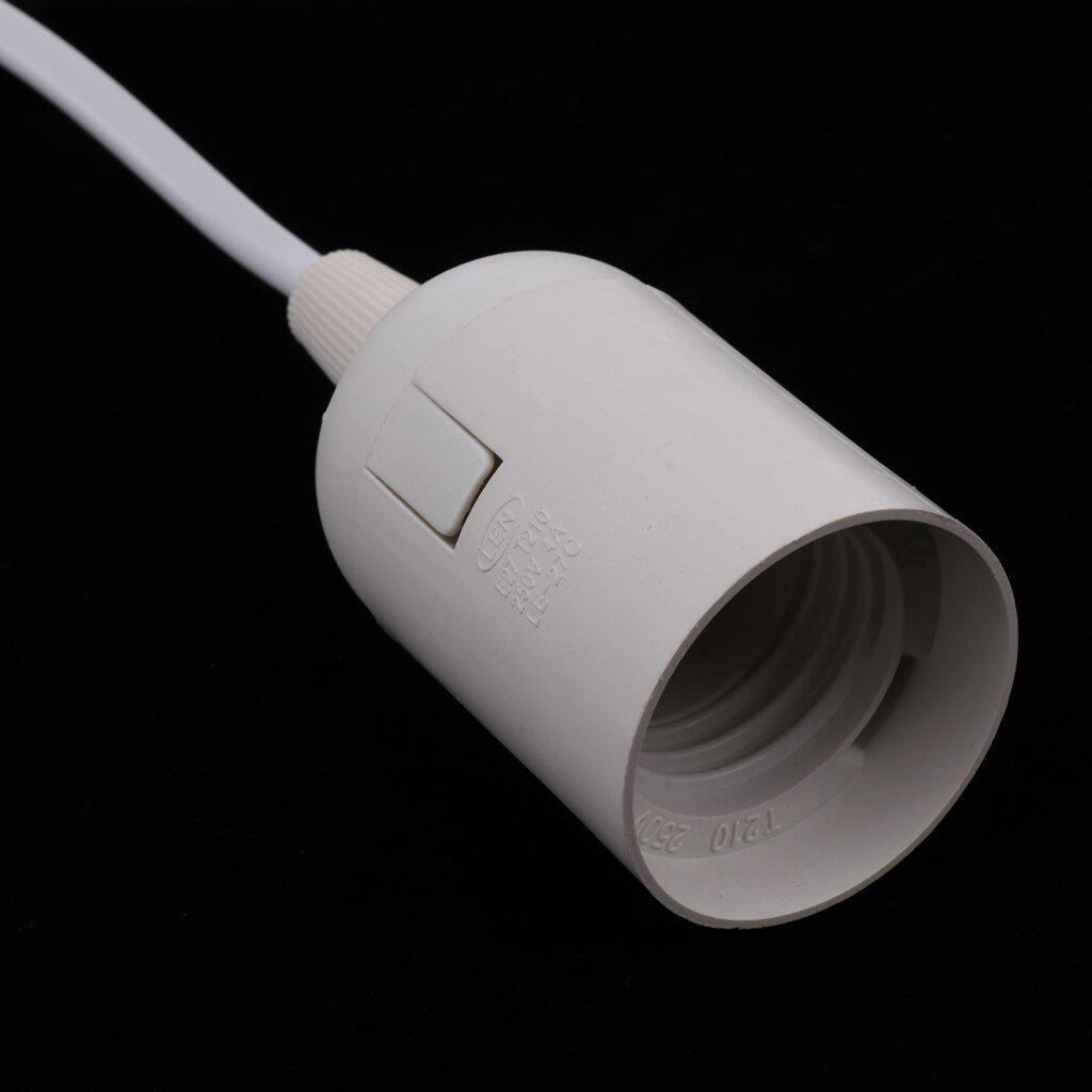 E27- voets lamp adapter houder fitting met schakelaar led verlichting uk stekker