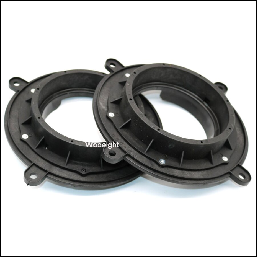 Wooeight 2X6.5 ''Auto Deur Speaker Mat Adapter Platen Beugel Spacers Ring Mount Fit Voor Mazda CX-4 CX-5 CX-7 3 Axela 6 Atenza