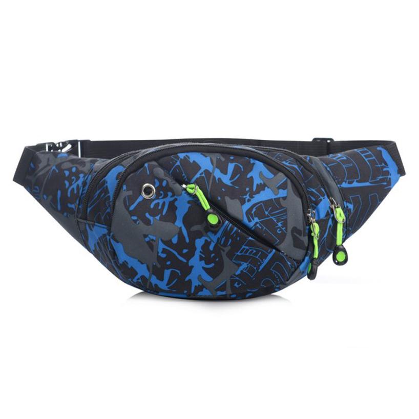 ISHOWTIENDA Unisex Women Men Camouflage Waist Pack Bicycle Cycling Sport Belt Bag #A
