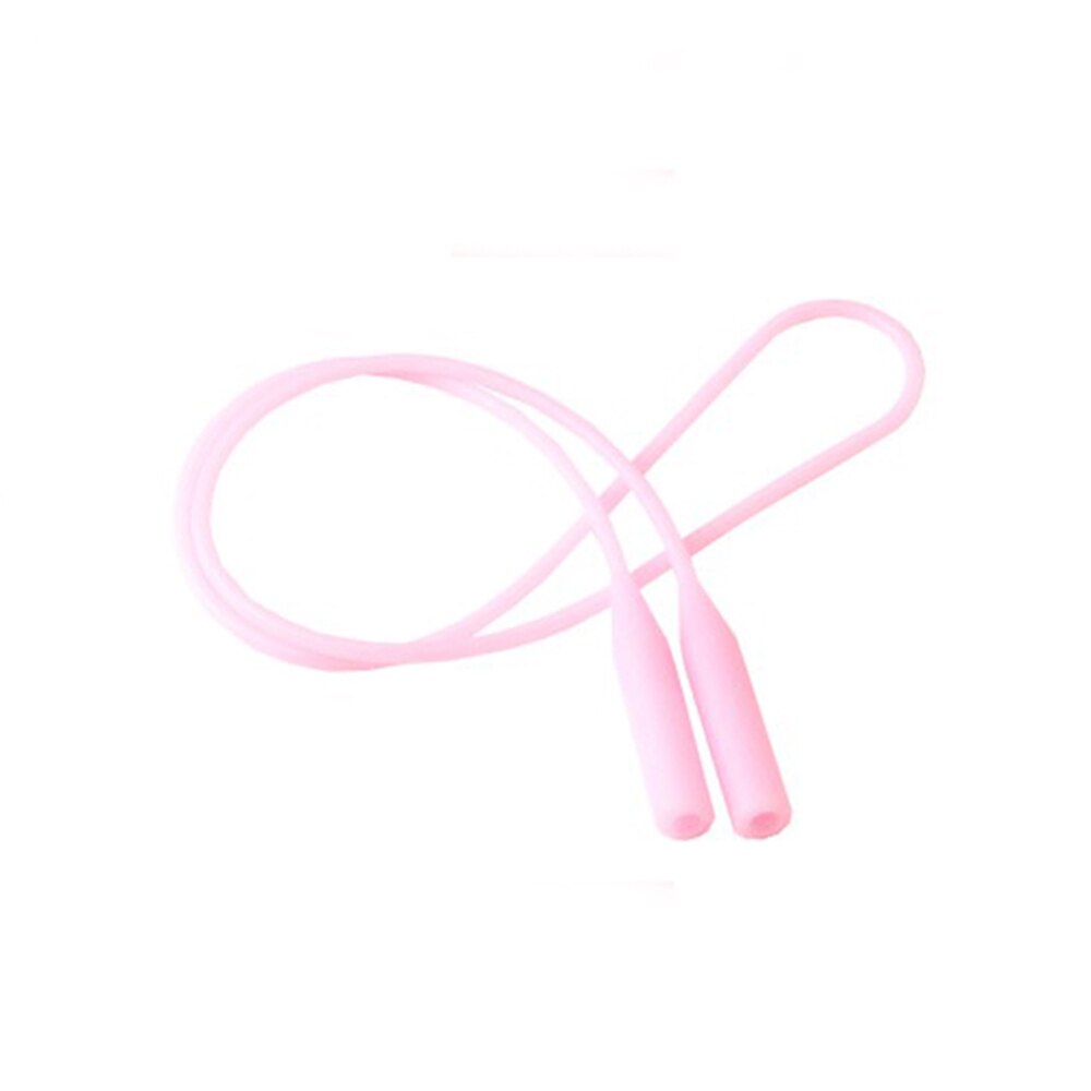 1 Pc Candy Color Elastic Silicone Eyeglasses Straps Sunglasses Chain Sports Anti-Slip String Glasses Ropes Band Cord Holder: pink