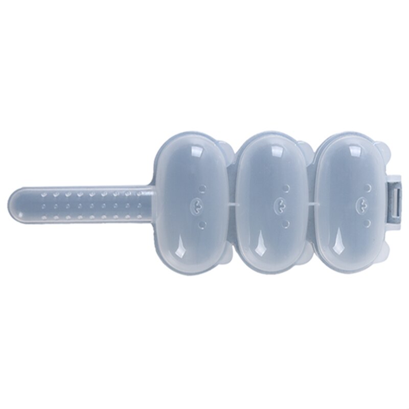 Molde 3D para hacer pasteles, herramienta de cocina para bebé, bola de arroz, vibrador, decoración de alimentos para niños: blue