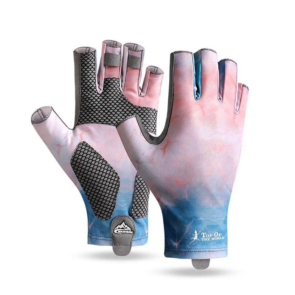 Lopen Vis Professionele Vissen Handschoenen Half Vinger Ijs Zijde Zonnebrandcrème Quick-Release Palm Anti-Slip Cut-Proof outdoor Handschoenen