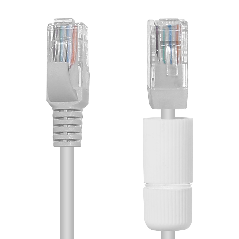 Lan netværk fladkabel kat 5 ethernet internet 20m til poe kamera computer modem router hiseeu