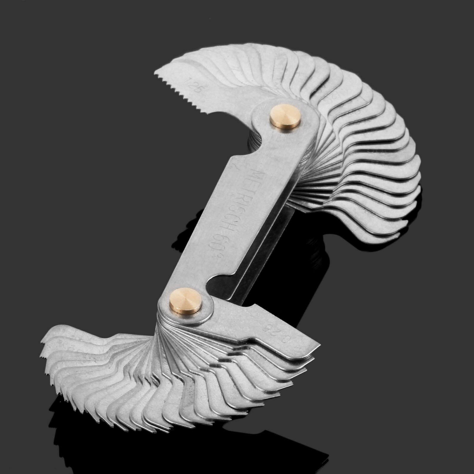 DRELD 52Pcs Steel Thread Measuring Gage Metric Whi... – Vicedeal