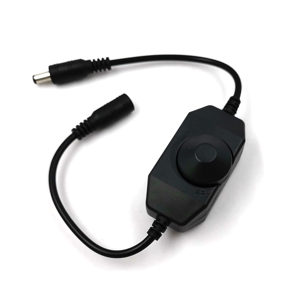 DC12-24V Led Licht Dimmer Voor Led Strip Lamp Dimmen 8A 96W Dimbare Dc Connector Verstelbare Schakelaar Voor Led Verlichting diy 12V 24V