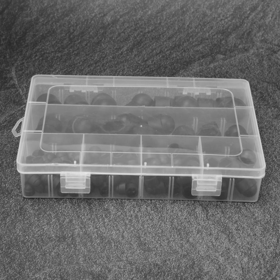 145pcs/box Rubber Dome Nut Kit M5 M6 M8 M10 M12 Hex Nut Cap Hardware Fasteners