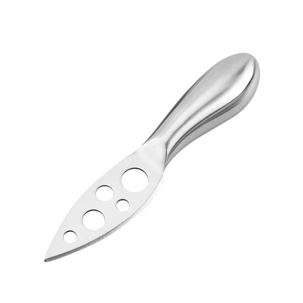 Kjøkkenutstyr bakeverktøy i retrostil multifunksjonelt rustfritt stål smiley ostebestikk 1pc sølvkniv: Prikk skarp kniv