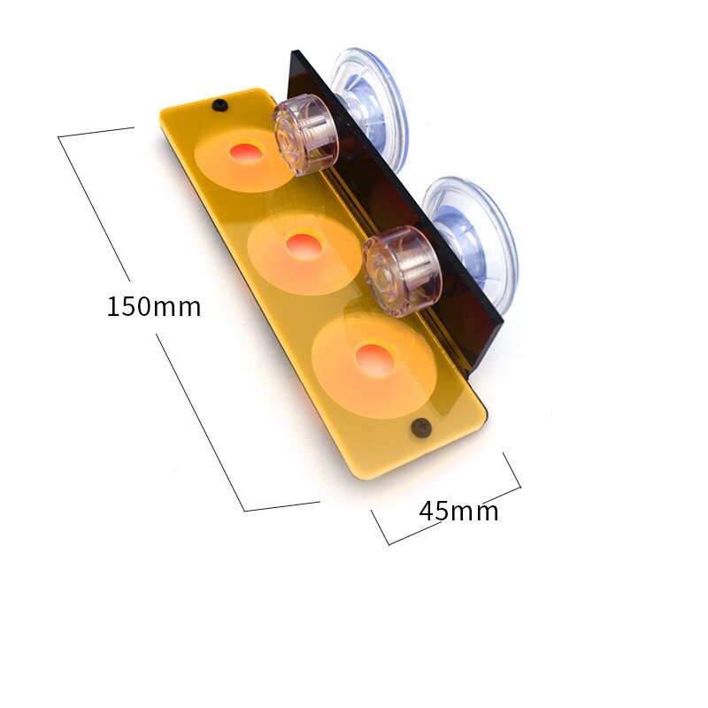 Fluorescence Coral Frag Rack Acrylic Cultivating Coral Holder Bracket LPS Bracket Mount Tool Marine Reef Tank Landscaping: Yellow Three