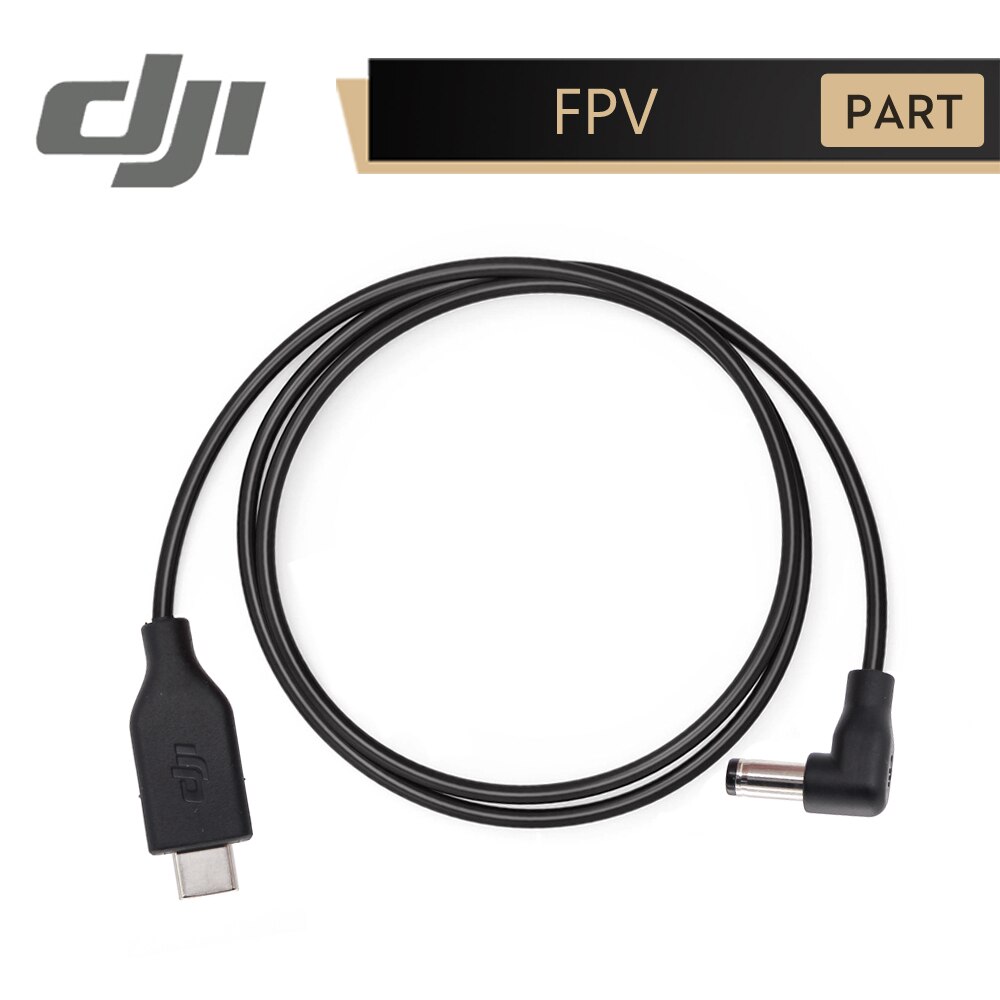 Dji Fpv Bril Power Kabel USB-C Originele Accessoires Voor Bril V2 Batterij Naar Dc Power Kabel Verbindt Bril Om Batterij