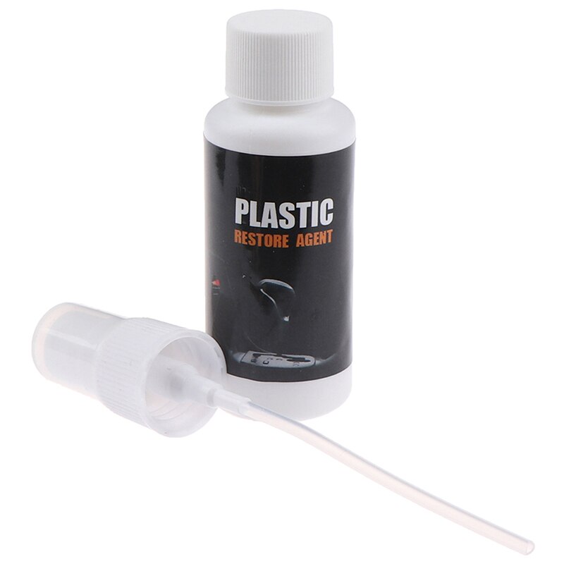 30ML Auto Interior Plastic Parts Wax Retreading Agent Renewed Plastic Restore Retreading Coating Paste Maintenance Car Cleaner