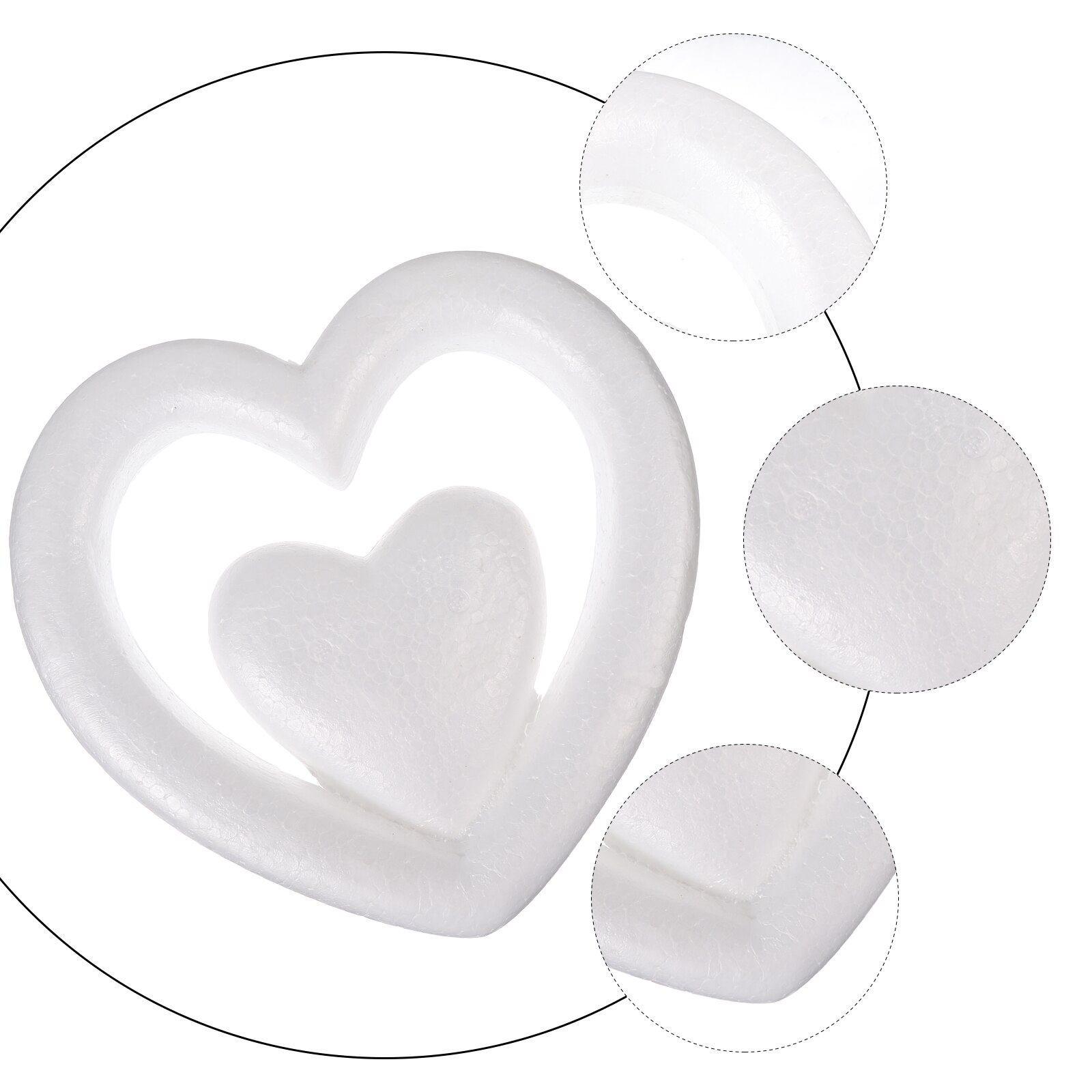 1pc Practical Decoraive Heart Shape Decorations Valentine's Day Party Wedding